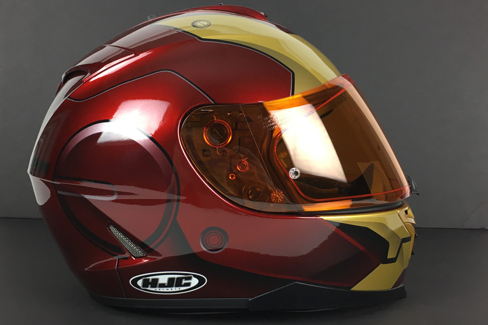 Achievable mixer hybrid HJC IS-17 Iron Man Helmet | Honda CBR 1000RR Forums