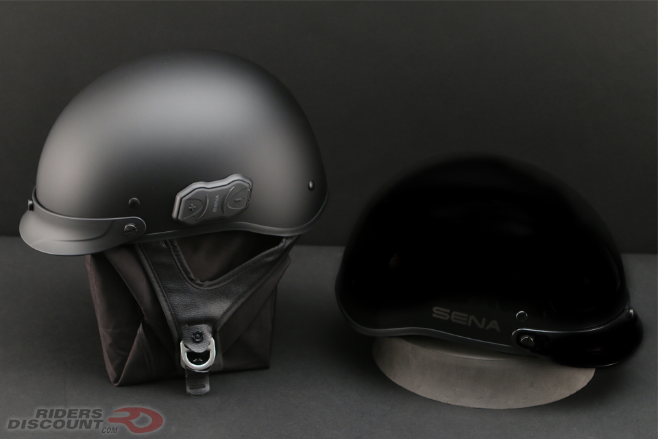 sena cavalry bluetooth half helmet