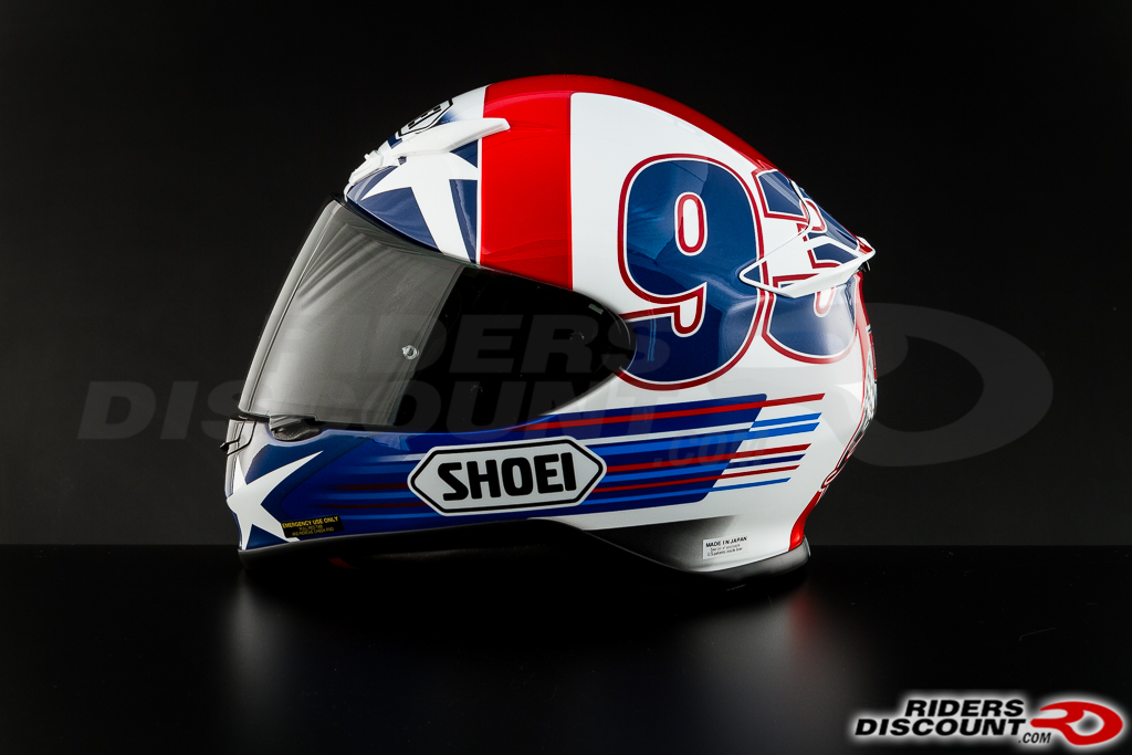 Shoei RF-1200 Marc Marquez-3 Replica