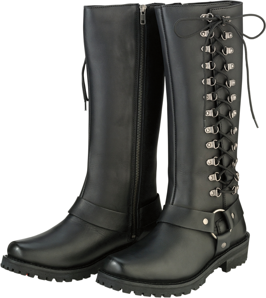 Z1R Womens Savage Waterproof Leather Motorcycle Riding Boots | eBay