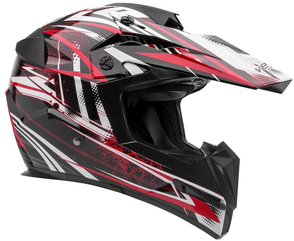 motocross helmet with visor