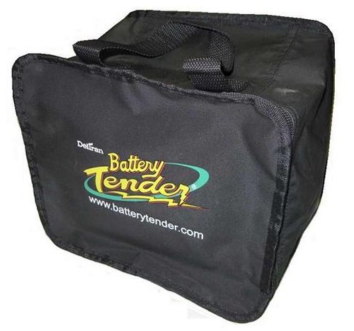Battery Tender Zippered Storage Bag 4 Bank Large Black | eBay