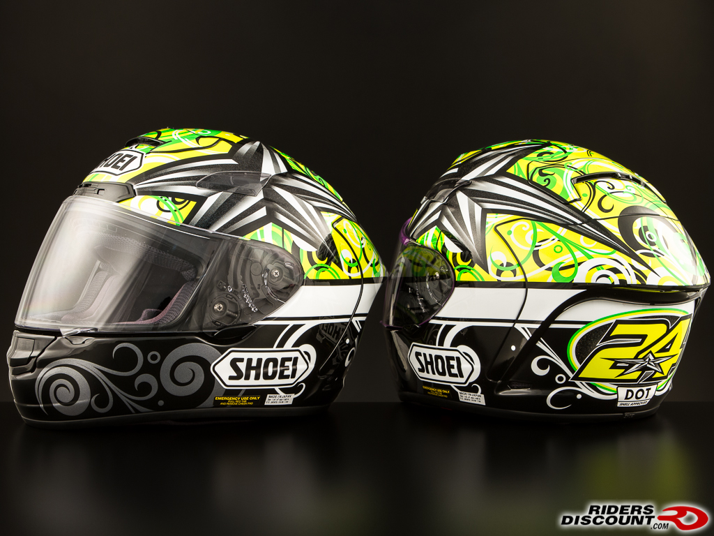 Shoei x-Twelve Streamliner. Ямаха футбол.