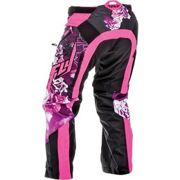 Fly Racing Youth Girls Kinectic Boot Cut Pants Pink