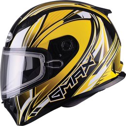 GMax FF49 Sektor Full Face Snow Helmet With Dual Pane Shield Yellow