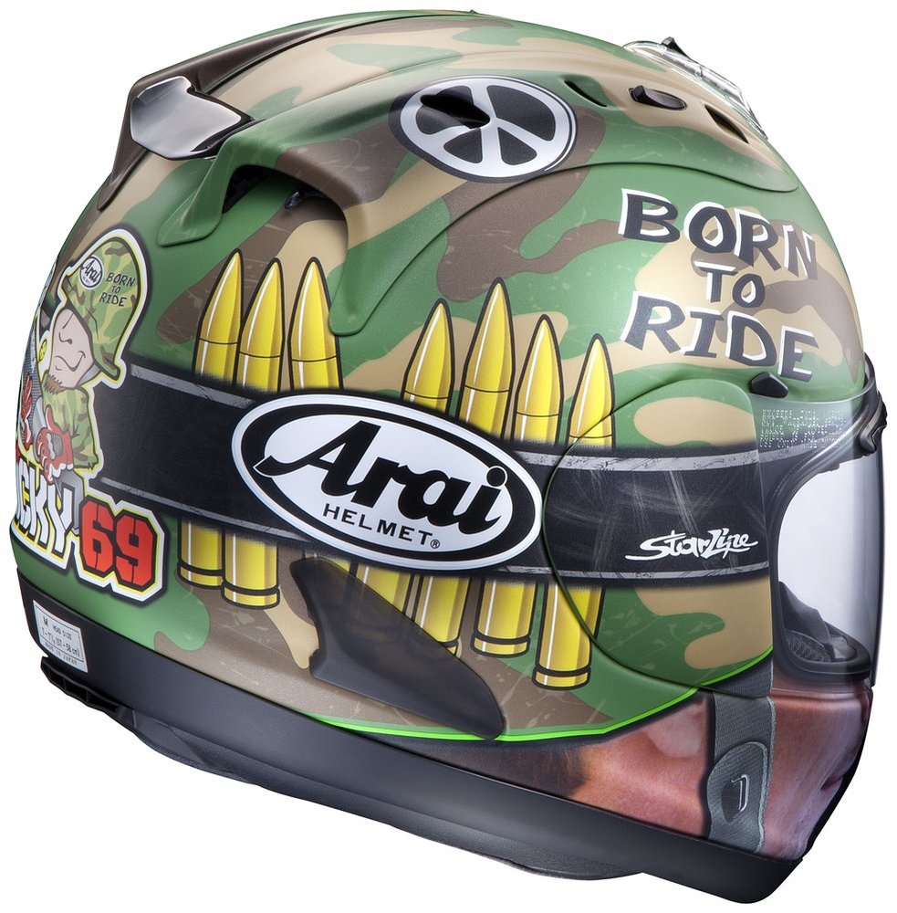 $929.95 Arai Corsair V Limited Edition Nicky GP Camo Full #201852