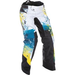 Fly Racing Youth Girls Kinectic Boot Cut Pants Blue
