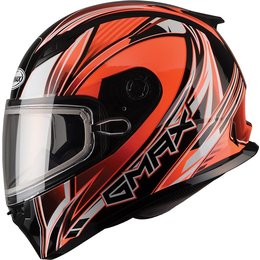 GMax FF49 Sektor Full Face Snow Helmet With Dual Pane Shield Orange