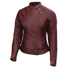RSD Womens Riot Leather Riding Jacket Red