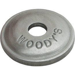 Woody's Round Digger Snowmobile Support Plates 5/16 Inch 96-PK Aluminum SA4-9750 Unpainted