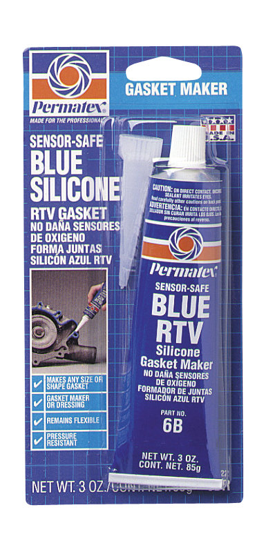 Permatex Blue RTV Silicone Gasket Maker, 6B - 3 oz