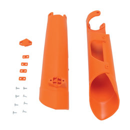 UFO Plastics Fork Sliders Guards Pair For KTM Orange KT04002-127