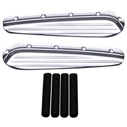 Covingtons Dimpled Turn Signal Eliminators For Harley Road Glide Chrome C1307-C Unpainted