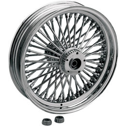 Drag Specialties 16x3.50 Fat Daddy Radially Laced Front Wheel For ABS For Harley Metallic