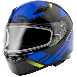GMAX FF49 FF-49 Berg Snowmobile Helmet With Dual Pane Shield Blue