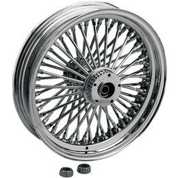 Drag Specialties 21x3.50 Fat Daddy Radially Laced Front Wheel For ABS For Harley Metallic