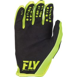 Fly Racing Youth Boys Lite Race Gloves Yellow