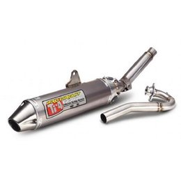 Aluminum Muffler/stainless Steel Head Pipe/stainless Steel Mid Pipe Pro Circuit T-4gp Full System For Honda Crf-250r 4h09250-gp