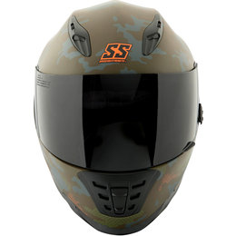 Speed & Strength Straight Savage SS1600 Full Face Helmet Orange
