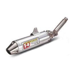 Stainless Steel Intake/brushed Aluminum Canister/stainless Steel End Cap Pro Circuit T-4 Slip On Muffler Aluminum Stainless For Suzuki Rm-z250