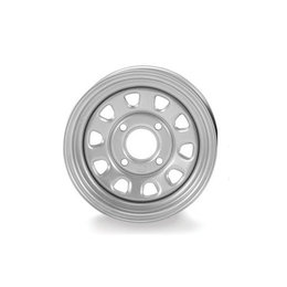 ITP Delta Steel Wheel 12x7 5+2 4/115 Silver For Arctic Cat