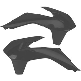 UFO Plastics Radiator Covers Shrouds Pair For KTM Black KT04052-001 Black