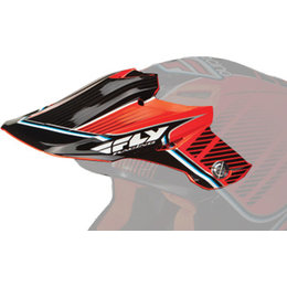 Orange, Black Fly Racing Replacement Visor F F2 Carbon Trey Canard Replica Helmet Orange Black