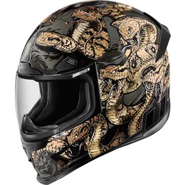 Icon Airframe Pro Cottonmouth Full Face Helmet Gold