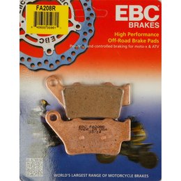 EBC Utility Grade Sintered Rear Brake Pads Single Set For Husqvarna KTM FA208R