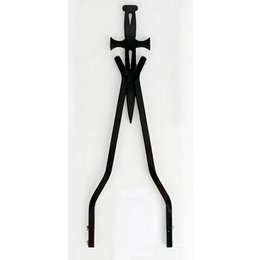 Black Cycle Visions Daggertude 18 In Sissy Bar Stick Wide