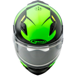 GMAX FF49 FF-49 Berg Snowmobile Helmet With Dual Pane Shield Green