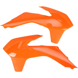 UFO Plastics Radiator Covers Shrouds Pair For KTM Orange KT04052-127 Orange