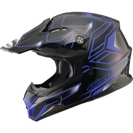 GMAX MX-86 Step Motocross MX Helmet Black