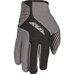 Black, Silver Fly Racing Coolpro Mesh Gloves Black Silver