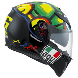 AGV K3 K-3 SV Valentino Rossi Tartaruga Full Face Motorcycle Helmet Multicolored