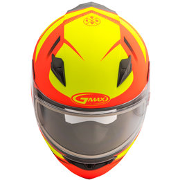 GMAX FF49 FF-49 Berg Snowmobile Helmet With Dual Pane Shield Orange