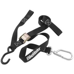 Bikemaster Swivel Carabiner Tiedowns Black