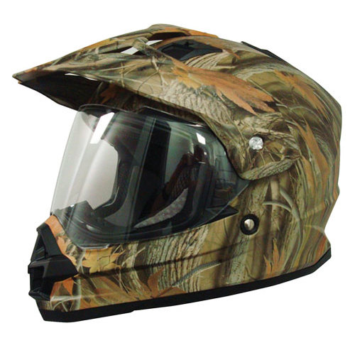 camo dual sport helmet