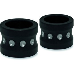 Black Covingtons Axle Spacers Non-abs For Harley Flh Flt 08-10