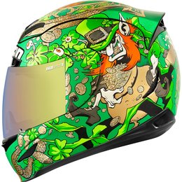 Icon Airmada LeprIcon Full Face Helmet Green