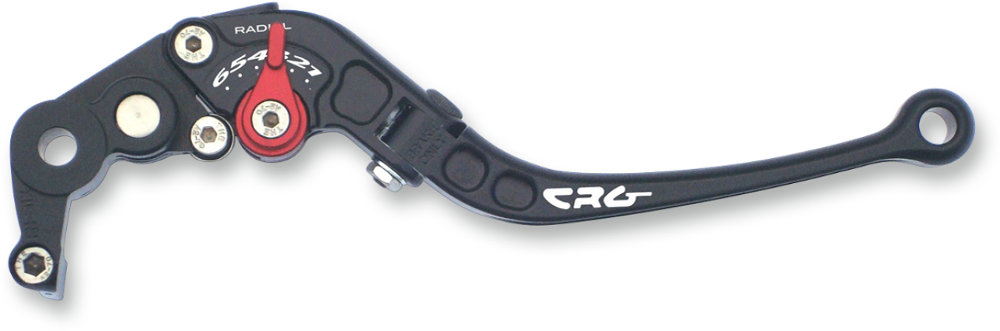 Black CRG Roll-A-Click Folding Clutch Lever Compatible with 15-18 Yamaha YZF-R3 