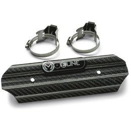 Carbon Fiber Moose Racing Straight Section Heat Shield 8 Inch Universal