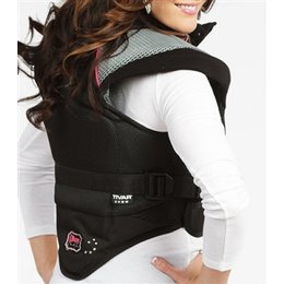 Black, Pink Divas Womens Super Sport Tek-vest Protection Vest Black Pink