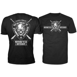 Lethal Threat Mens Zombie Defense T-Shirt 2014 Black