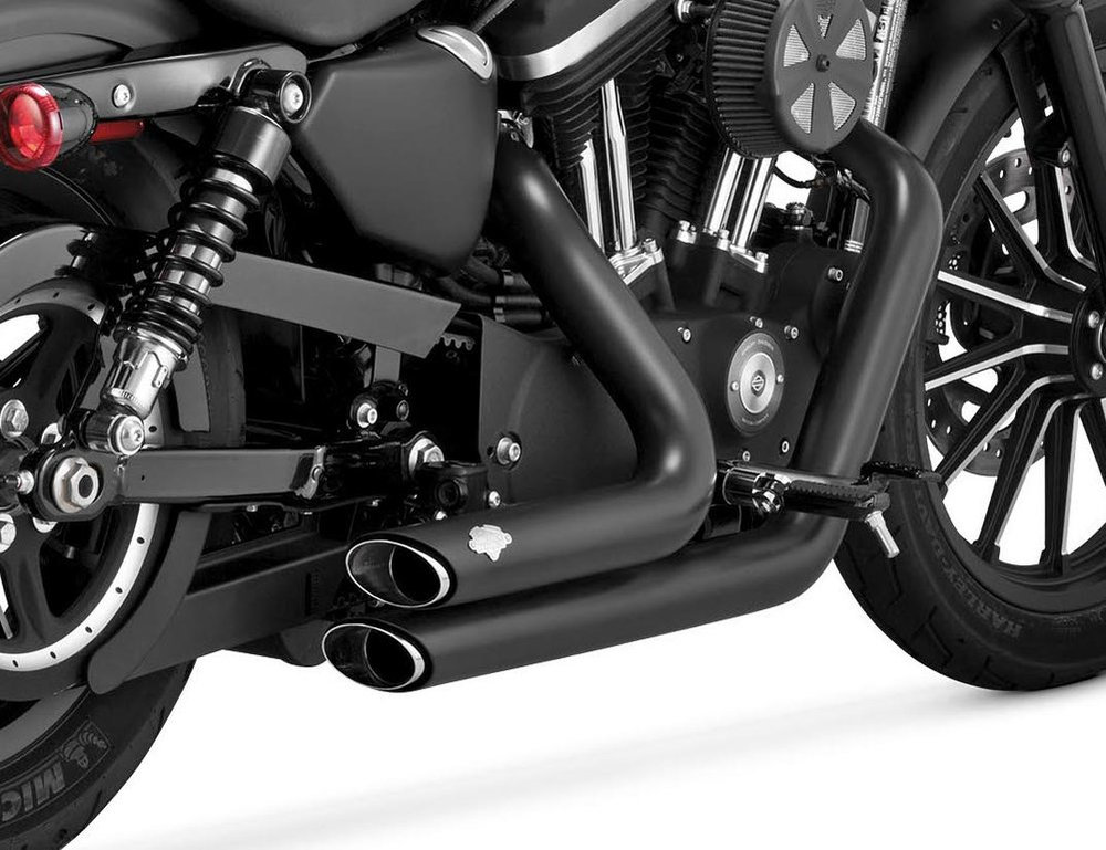 Vance & Hines Shortshots Staggered Dual Exhaust For Harley Sportster 47229