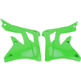 UFO Plastics Radiator Covers Shrouds Pair For Kawasaki KX450F Green KA04719-026 Green