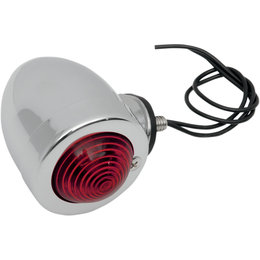 Drag Specialties Dual Function Marker Light Chrome With Red Lens DS-280070