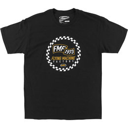 FMF Mens Flat Track Cotton T-Shirt Black