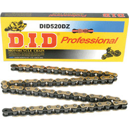 DID Chain 520 DZ Chain Black Gold 120 Links Universal