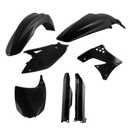 Acerbis Replacement Plastic Kit For Kawasaki KX250F 2009-2011 Black 2198050001 Black